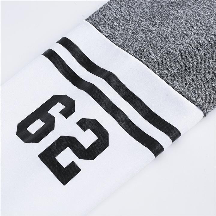 Gray & White Two Bars thights