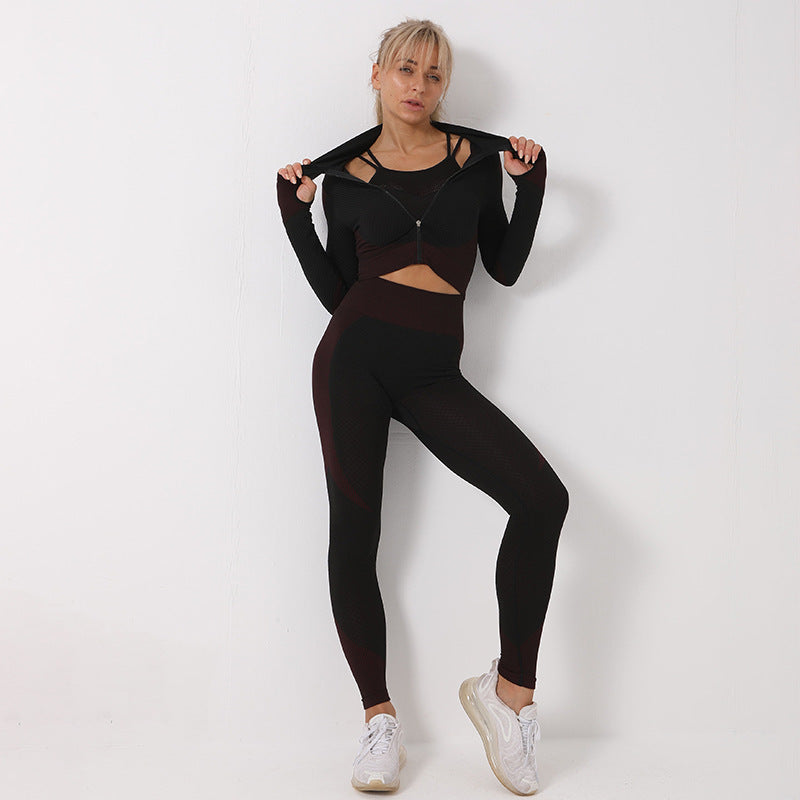 Fitness Sports Three-piece Suit