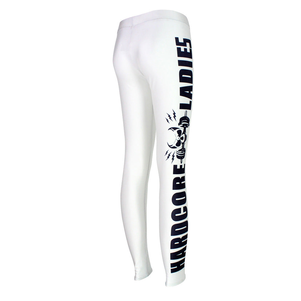 White thights for fitness