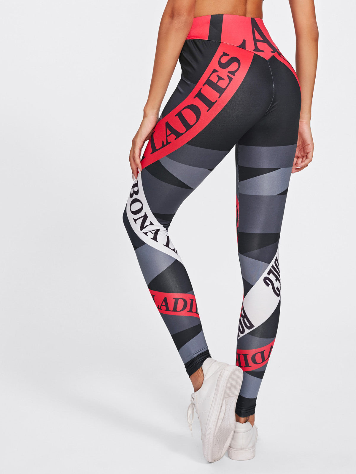 Alphabet print thights