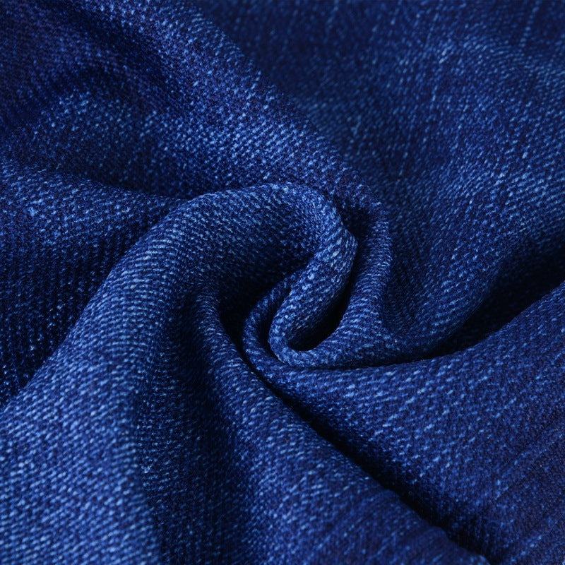 Seamless Imitation Denim thights