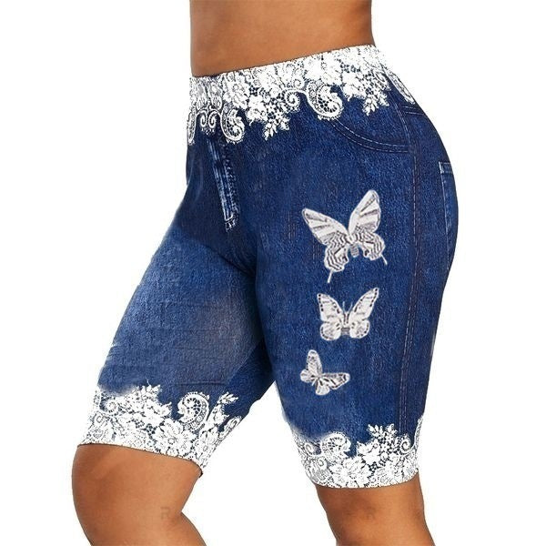 Butterfly print thights