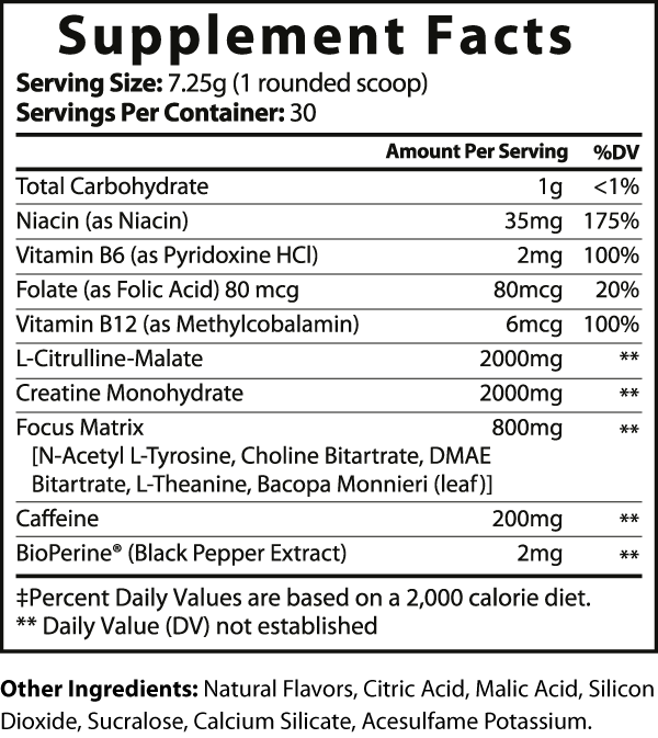 Kick Pre - Workout Lemonade – 30 serv.