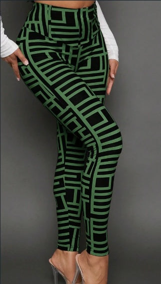 Geometric Print  thights