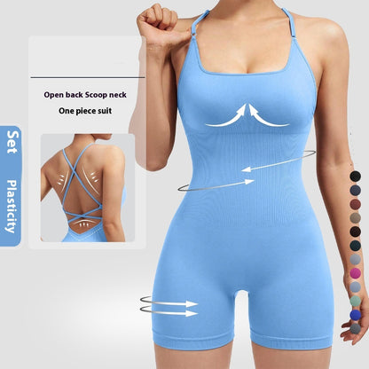 European And American Seamless One-piece Fitness