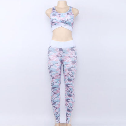 Camouflage Print Suit 2 Piece