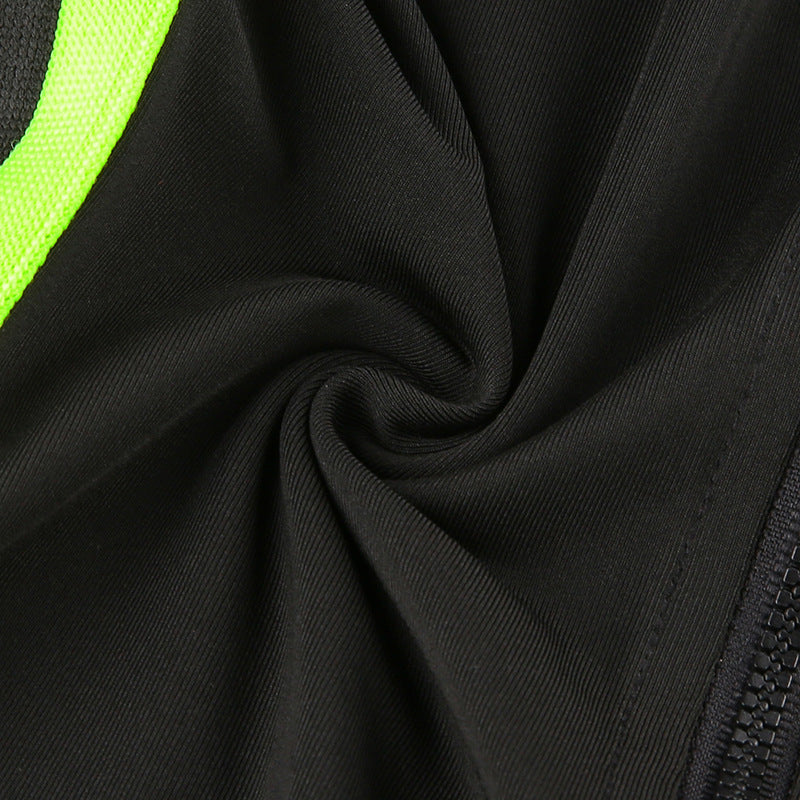 Zipper Slim Fitness suit