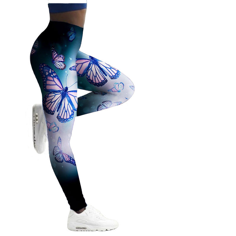 Women's Breathable Printed Legging Yoga Pants