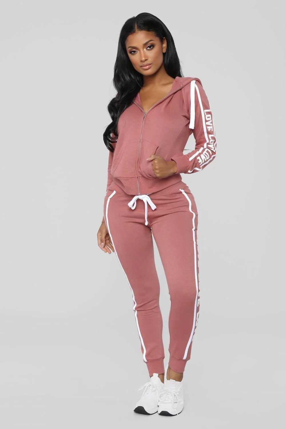 Ladies fitness two-piece suit