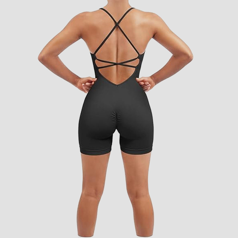 European And American Seamless One-piece Fitness