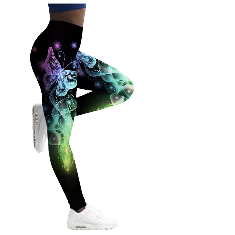 Women's Breathable Printed Legging Yoga Pants