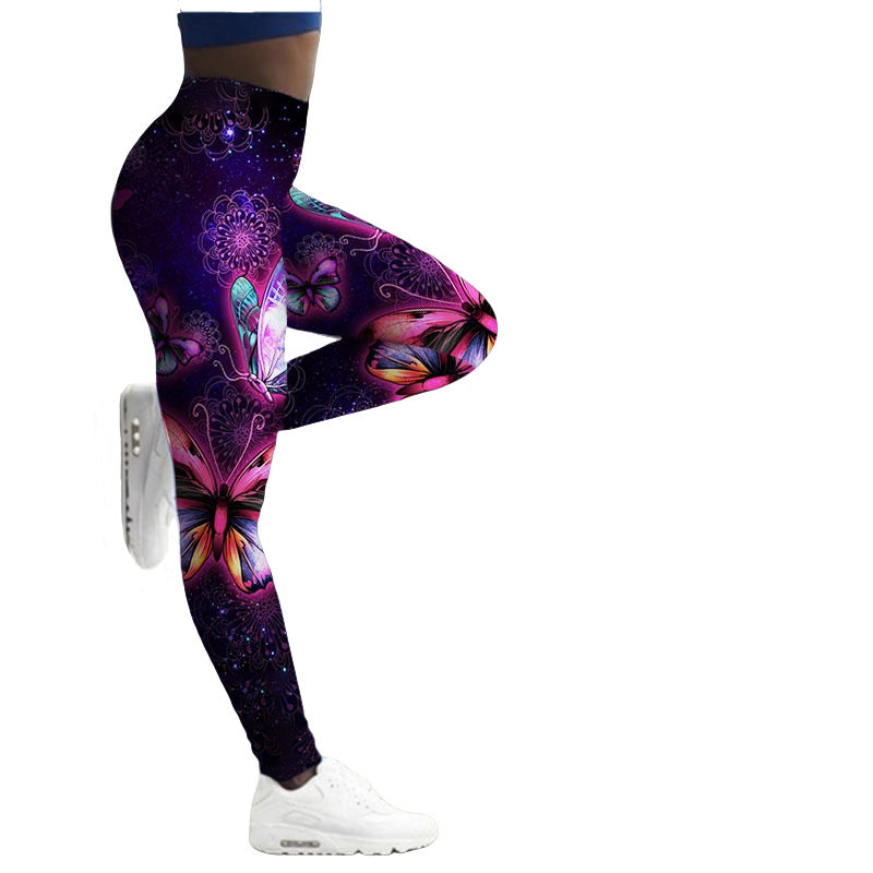 Women's Breathable Printed Legging Yoga Pants
