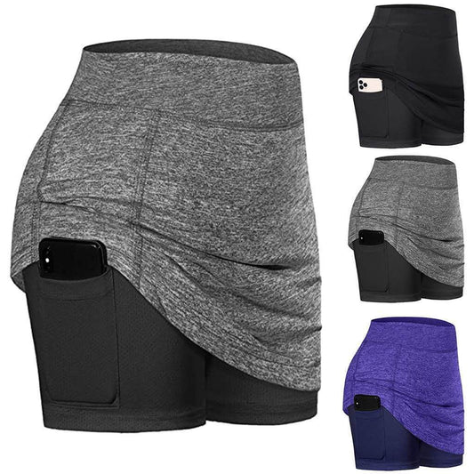 Pure color pocket thights
