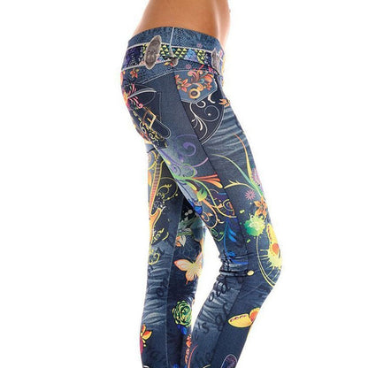 Denim Printed thights