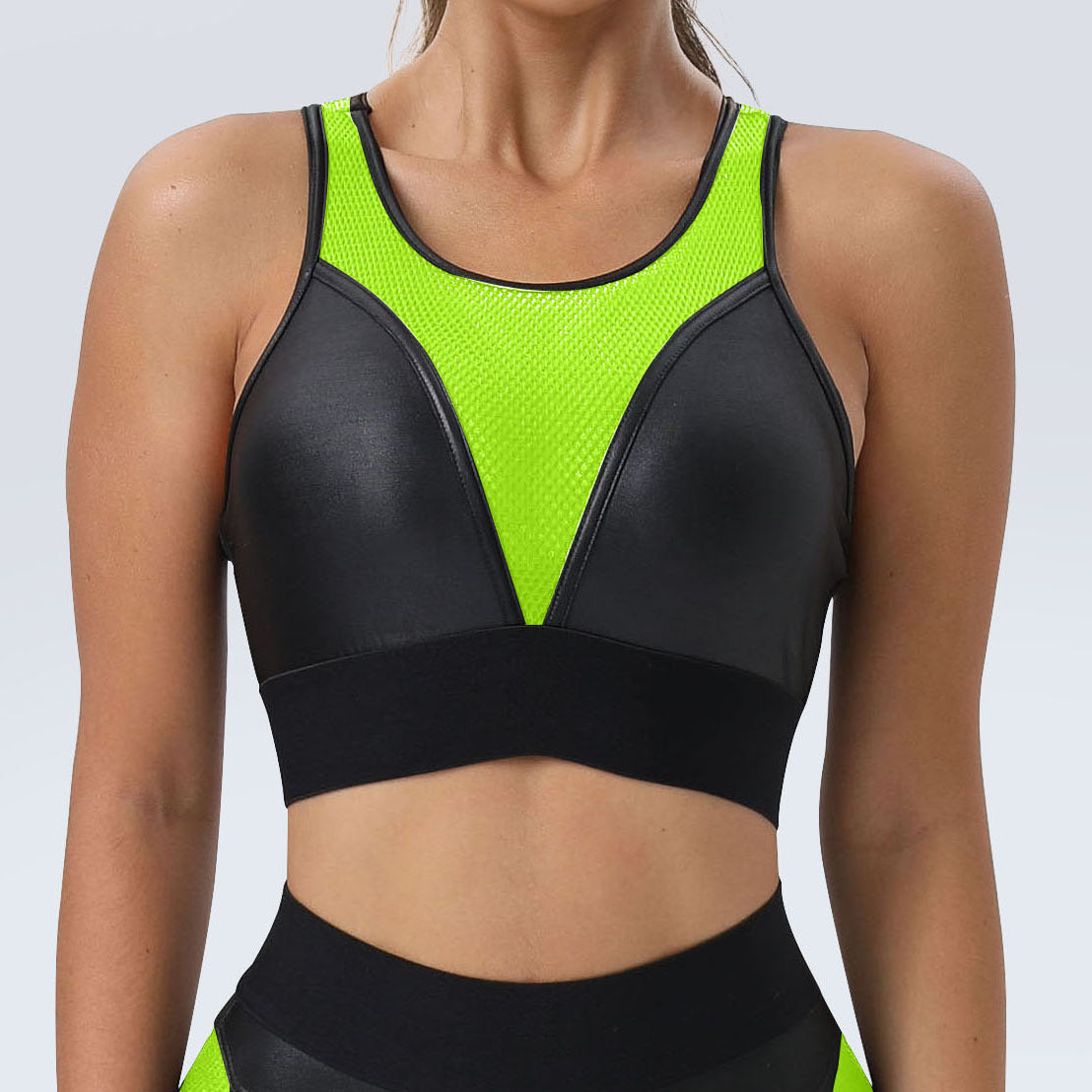 Two-piece Set  Sexy Sports Bra