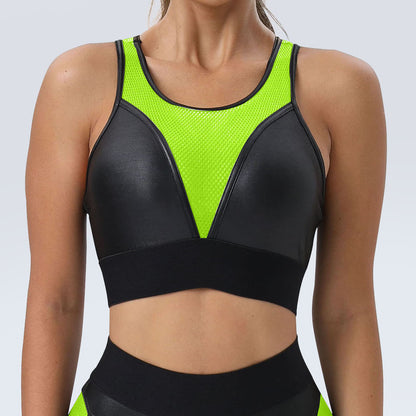 Two-piece Set  Sexy Sports Bra