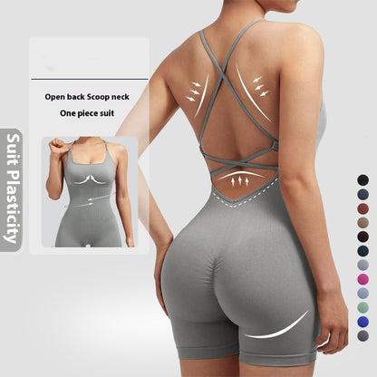 European And American Seamless One-piece Fitness