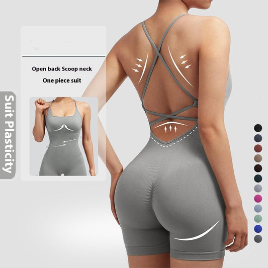European And American Seamless One-piece Fitness