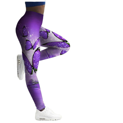 Women's Breathable Printed Legging Yoga Pants