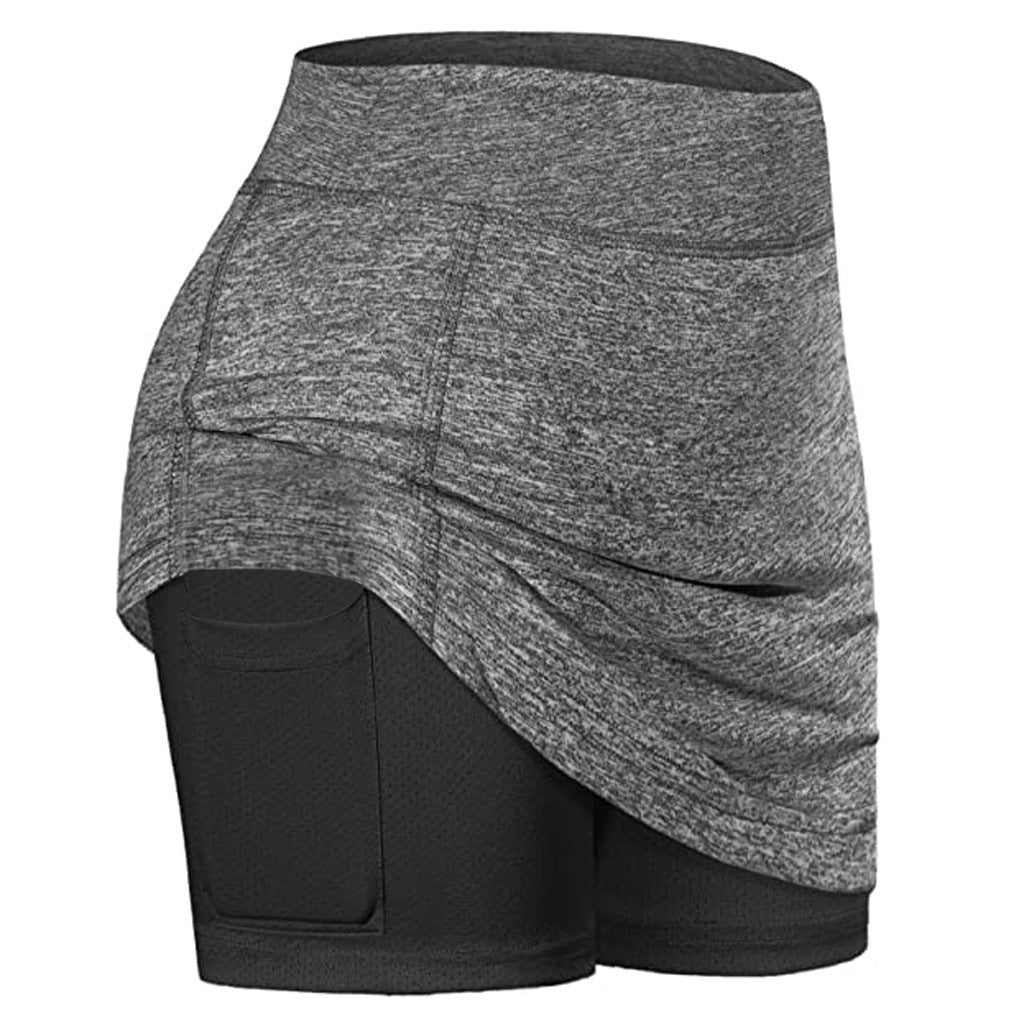 Pure color pocket thights