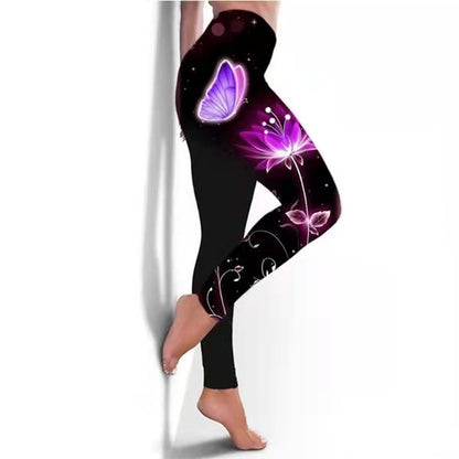 Women's Breathable Printed Legging Yoga Pants