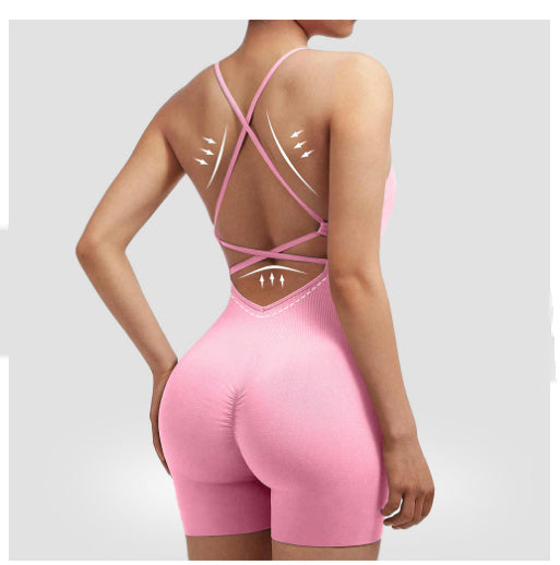 European And American Seamless One-piece Fitness