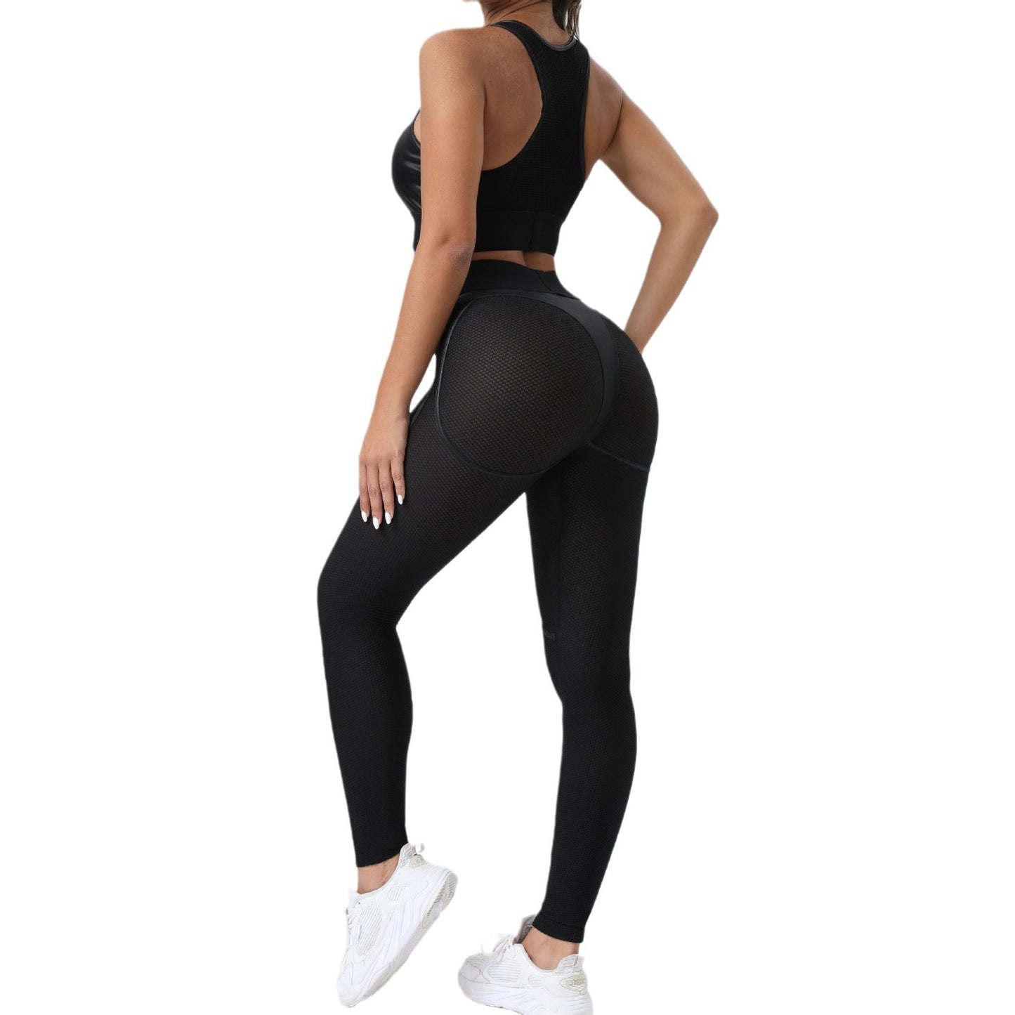 Two-piece Set  Sexy Sports Bra
