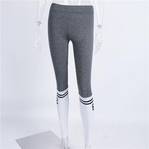Gray & White Two Bars  thights