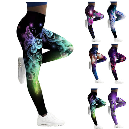 Women's Breathable Printed Legging Yoga Pants