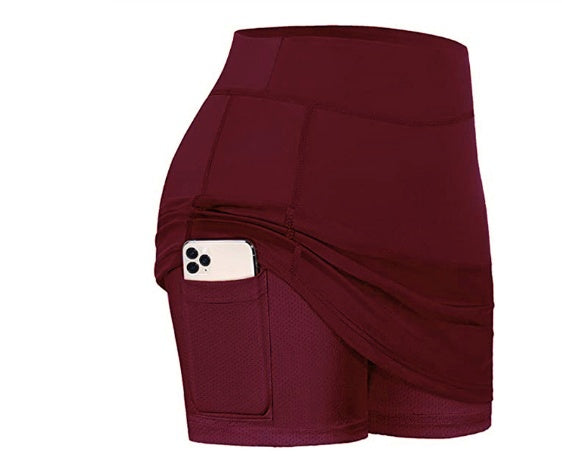 Pure color pocket thights