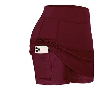 Pure color pocket thights