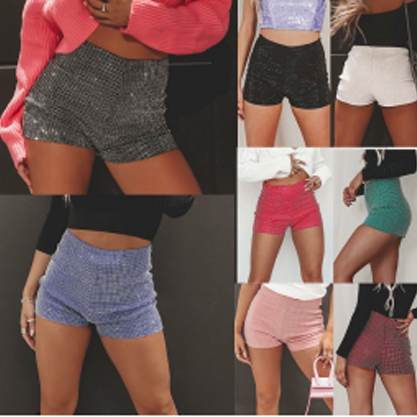 Shiny Shorts Hot Pants