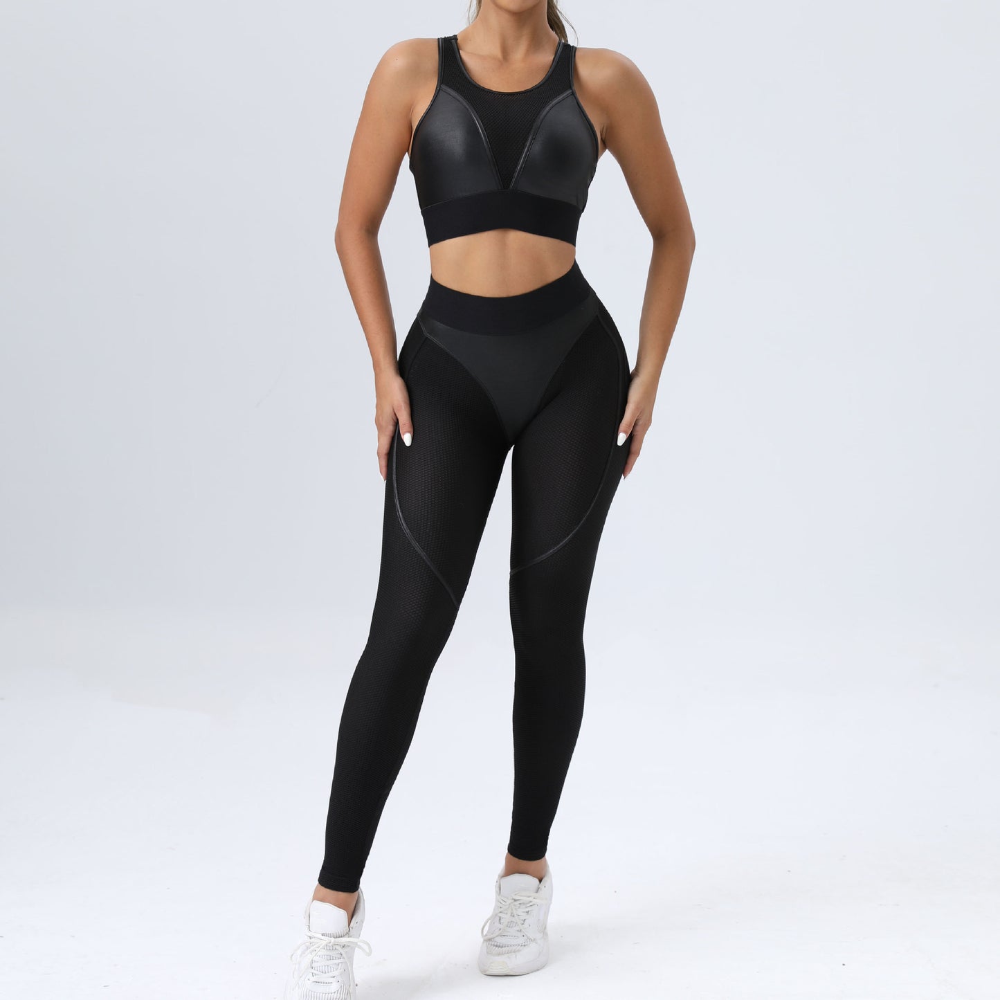 Two-piece Set  Sexy Sports Bra