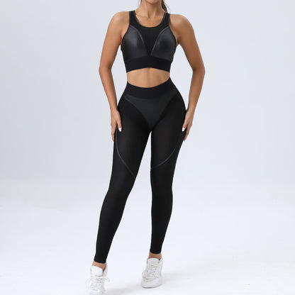 Two-piece Set  Sexy Sports Bra