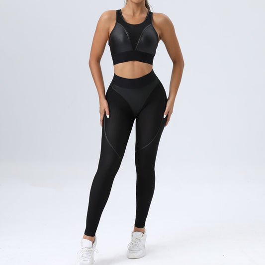Two-piece Set  Sexy Sports Bra