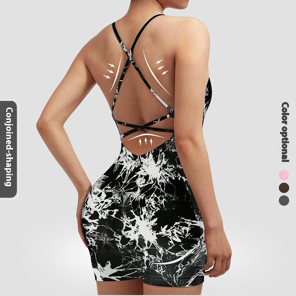 European And American Seamless One-piece Fitness