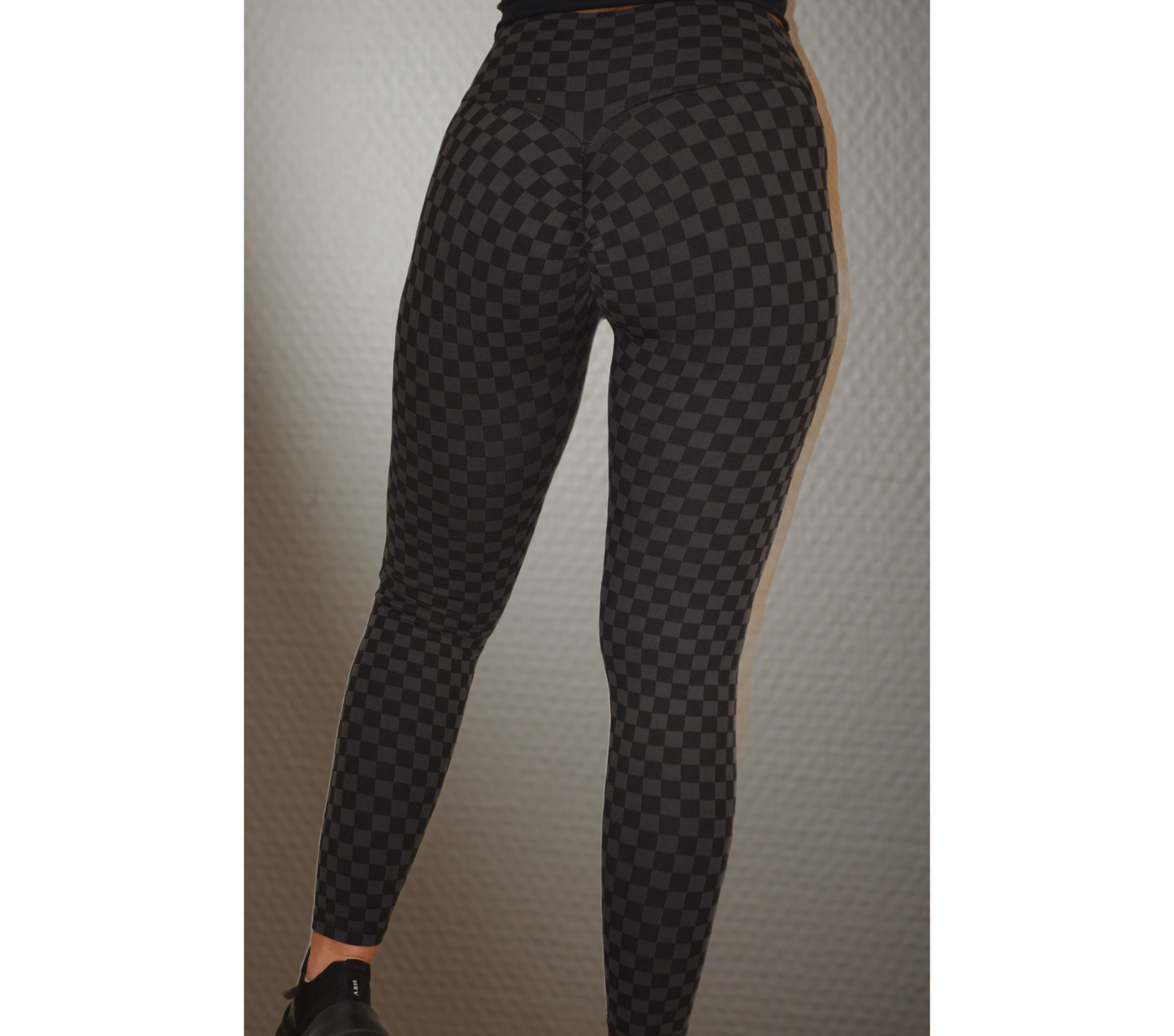 Sort Chess design tights