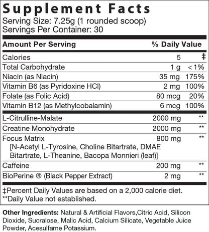 Kick Pre-Workout (Fruit Punch)