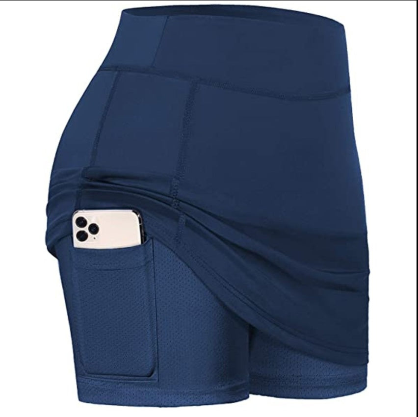 Pure color pocket thights