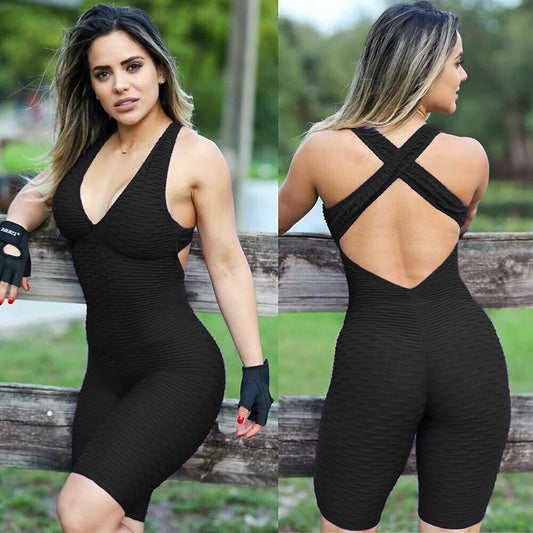 Backless One-piece tights