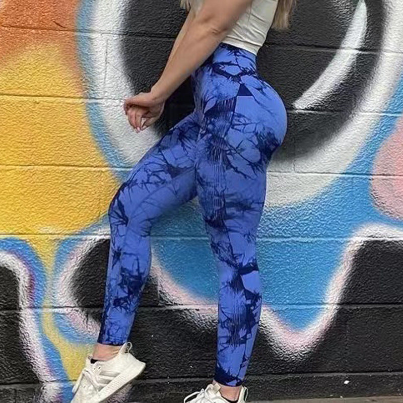 Tights fitness blue