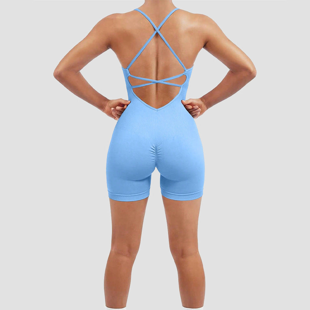 European And American Seamless One-piece Fitness