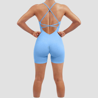 European And American Seamless One-piece Fitness