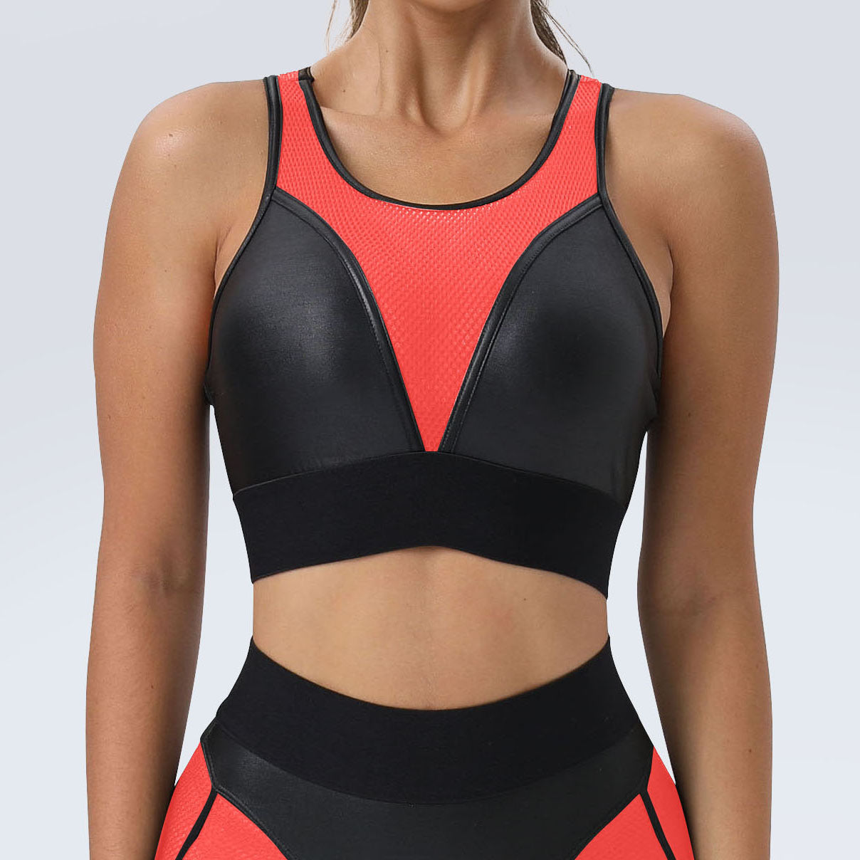 Two-piece Set  Sexy Sports Bra