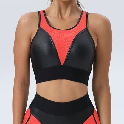 Two-piece Set  Sexy Sports Bra