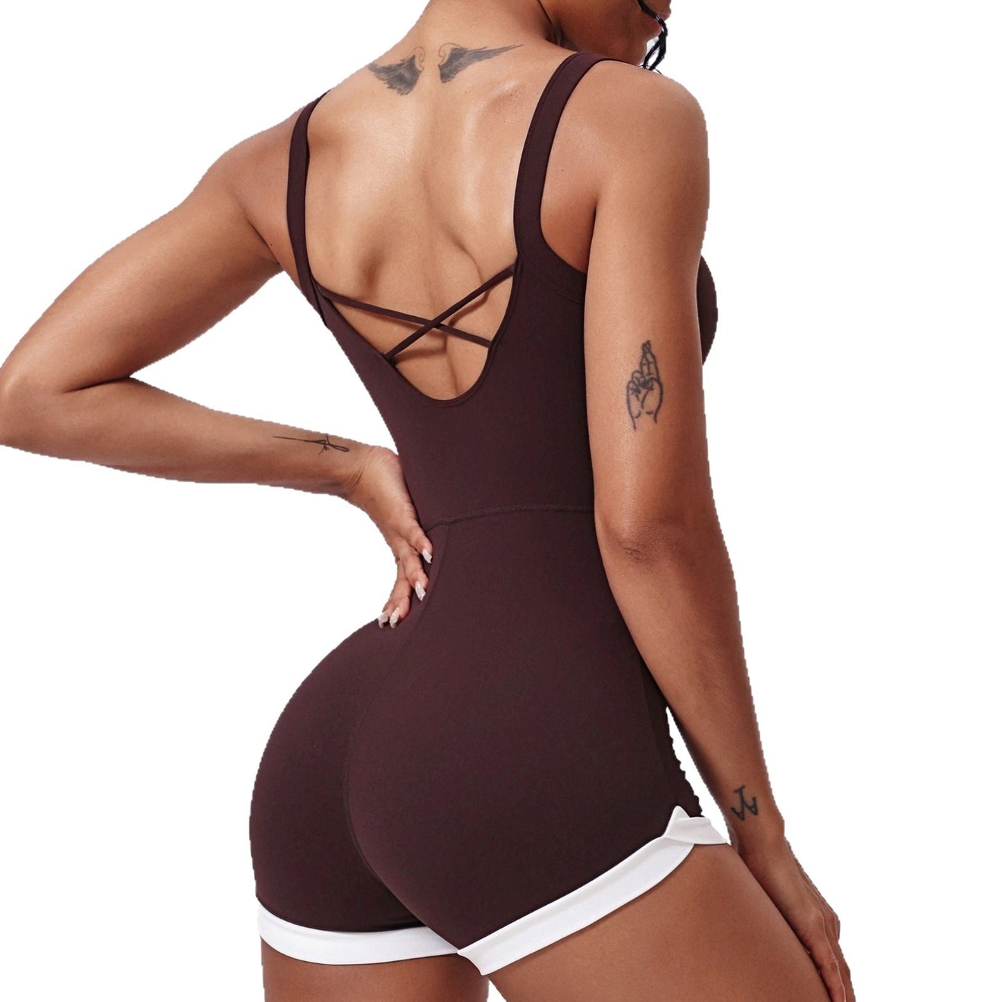 Hollow-out Beauty One-piece