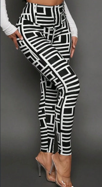 Geometric Print  thights